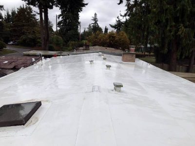 Concrete Roof Cleaning After