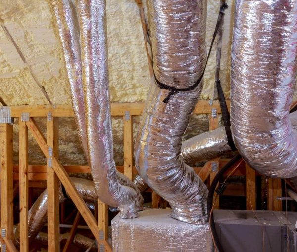 house vent with insulation